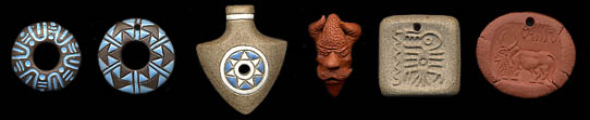 stoneware pendants